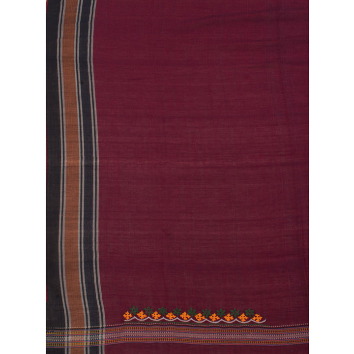Handwoven Kutchi Weave Cotton Saree 10055794