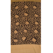 Pen Kalamkari Korvai Pure Zari Kanjivaram Silk Saree 10055879