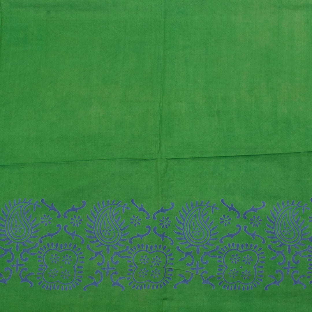 Printed Bhagalpur Silk Salwar Suit Material 10055893