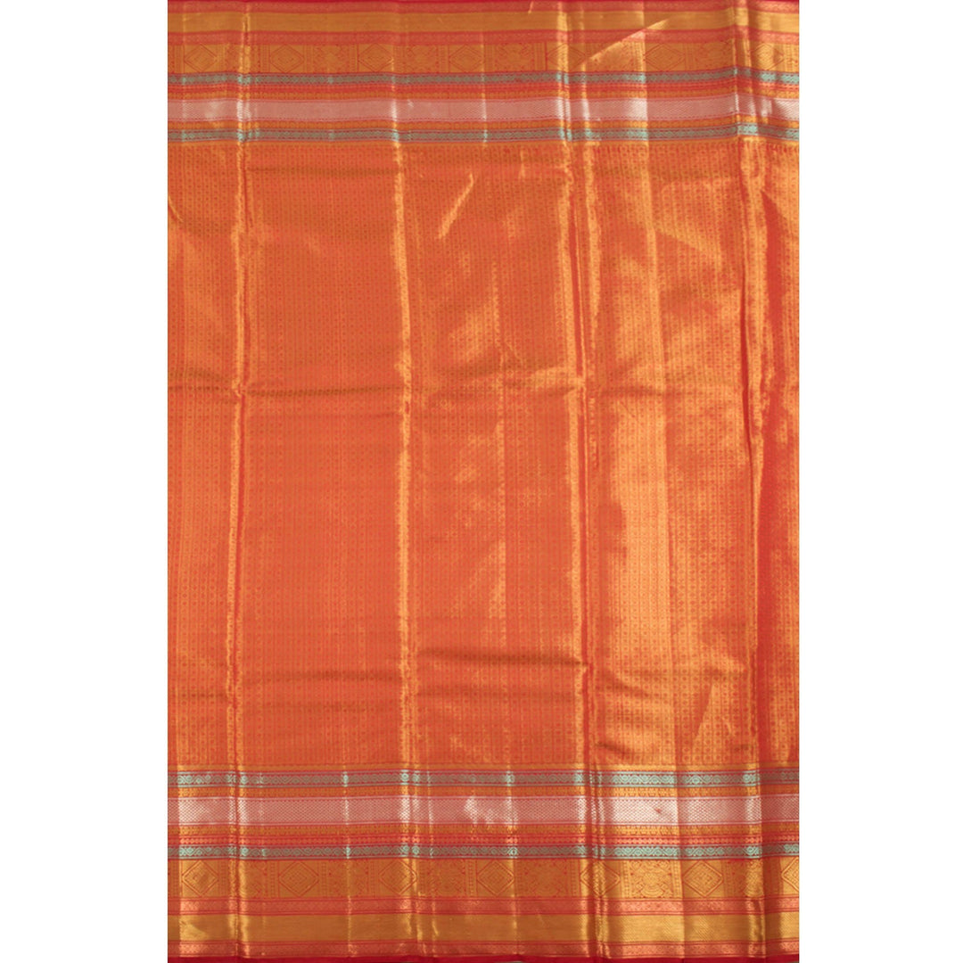 Pure Tissue Silk Bridal Korvai Kanjivaram Saree 10056502