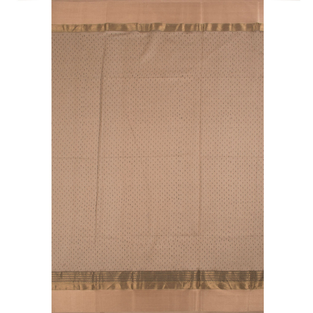 Hand Block Printed Maheshwari Silk Cotton Saree 10056926