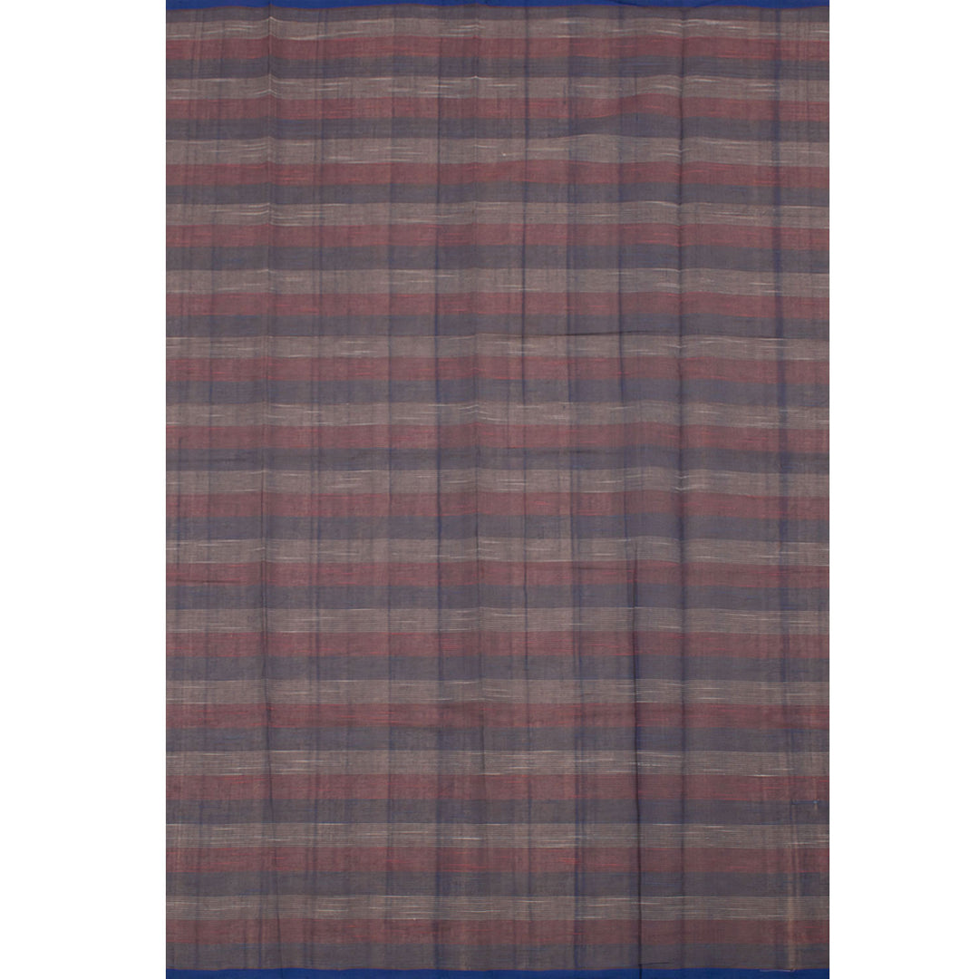 Handloom Multicolour Checks Designed Cotton Saree 10057097