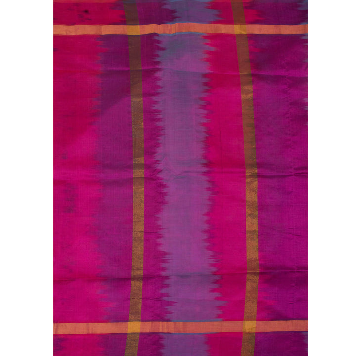 Hand Block Printed Silk Cotton Saree 10057211