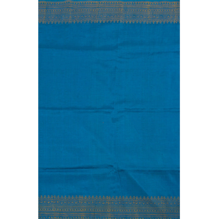 Hand Block Printed Mangalgiri Silk Saree 10057216