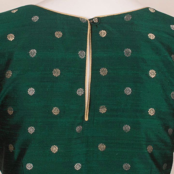 Handcrafted Banarasi Tussar Silk Blouse 10057291