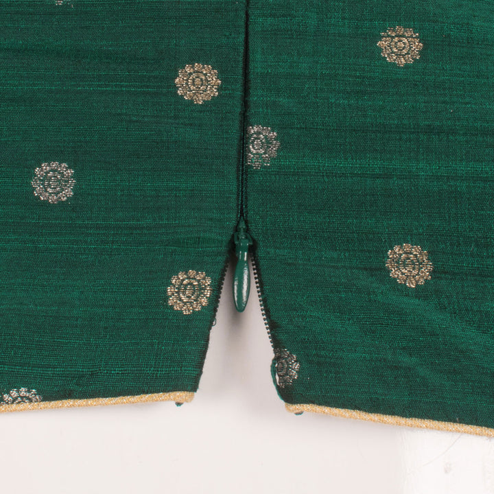 Handcrafted Banarasi Tussar Silk Blouse 10057291