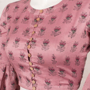 Madhubani Printed Silk Cotton Blouse 10057644