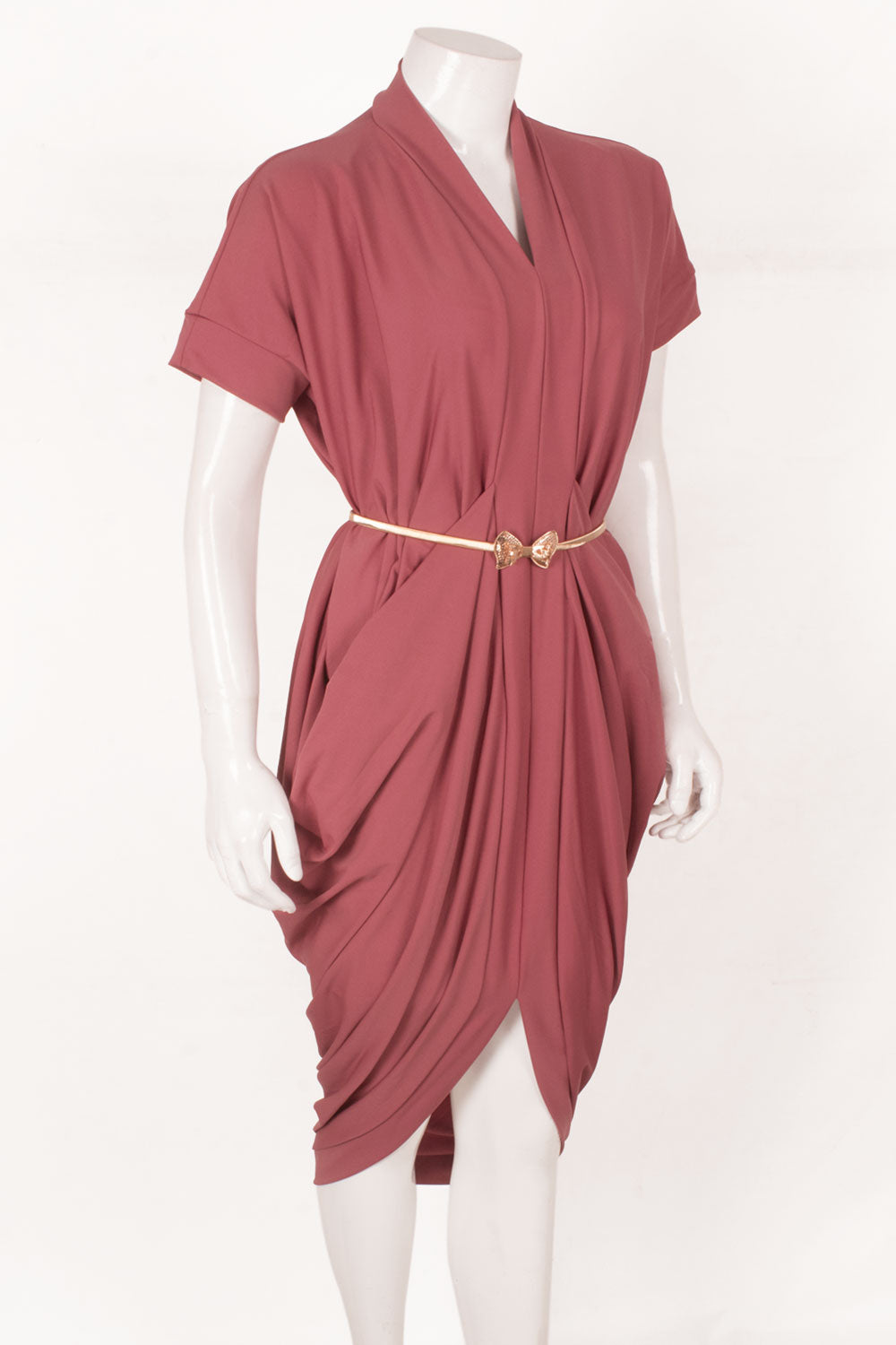 Handcrafted Viscose Cotton Dress 10058309