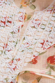 Chikankari Embroidered Kota Cotton Salwar Suit Material 10059375