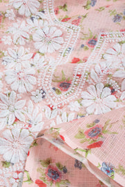 Chikankari Embroidered Kota Cotton Salwar Suit Material 10059378