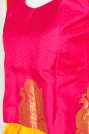 Size 0 to 16 yrs Pure Silk Kanchipuram Pattu Pavadai 10059824