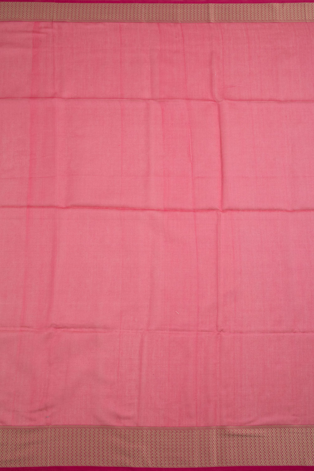 Pink and Orange Double Colour Handloom Maheshwari Silk Cotton Saree 10060466