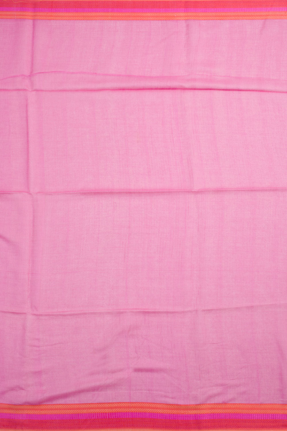 Pink Hand Block Printed Kota Cotton Saree 10061857