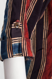 Black Ajrakh Printed Modal Silk Kurta 10062165