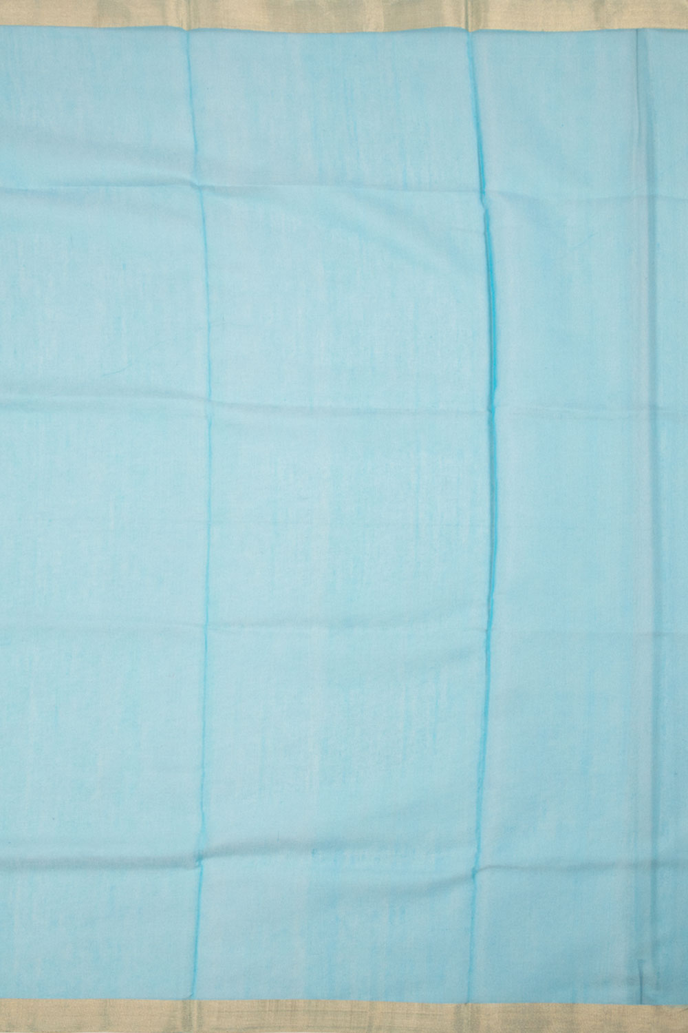 Tiffany Blue Handloom Maheswari Silk Cotton Saree 10060254