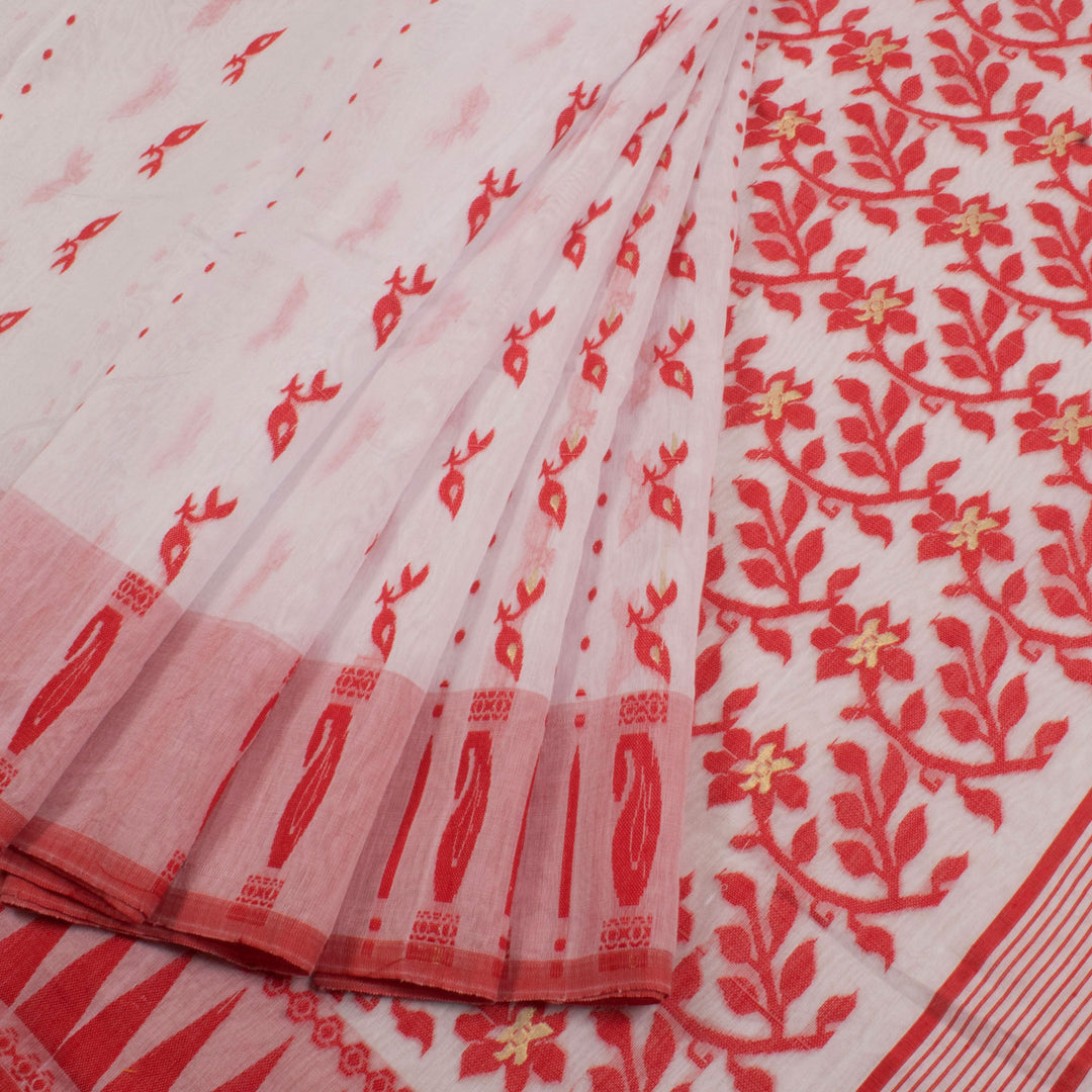 Handloom Dhakai Style Cotton Saree 10056995