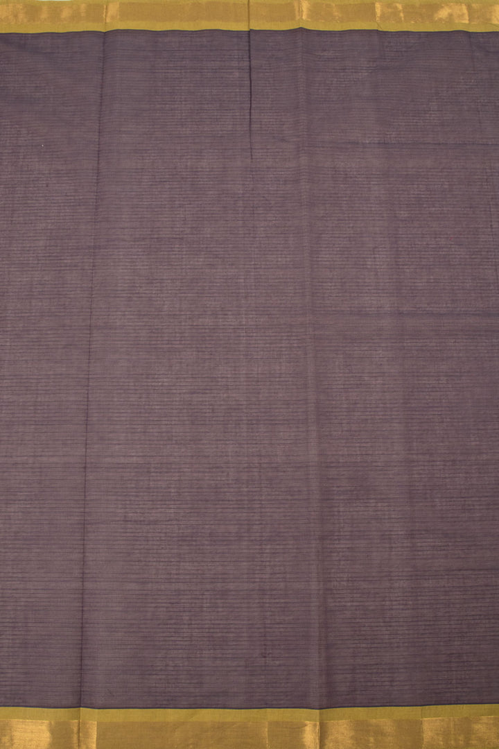 Dark Purple Kovai Cotton Saree 10059948