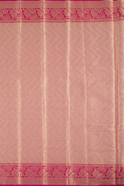 Peach Handloom Banarasi Cotton Saree 10061113