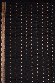 Blue Handloom Banarasi Kadhwa Katan Silk Saree 10061141