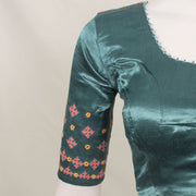 Handcrafted Mashru Blouse with Mirror Work 10055303