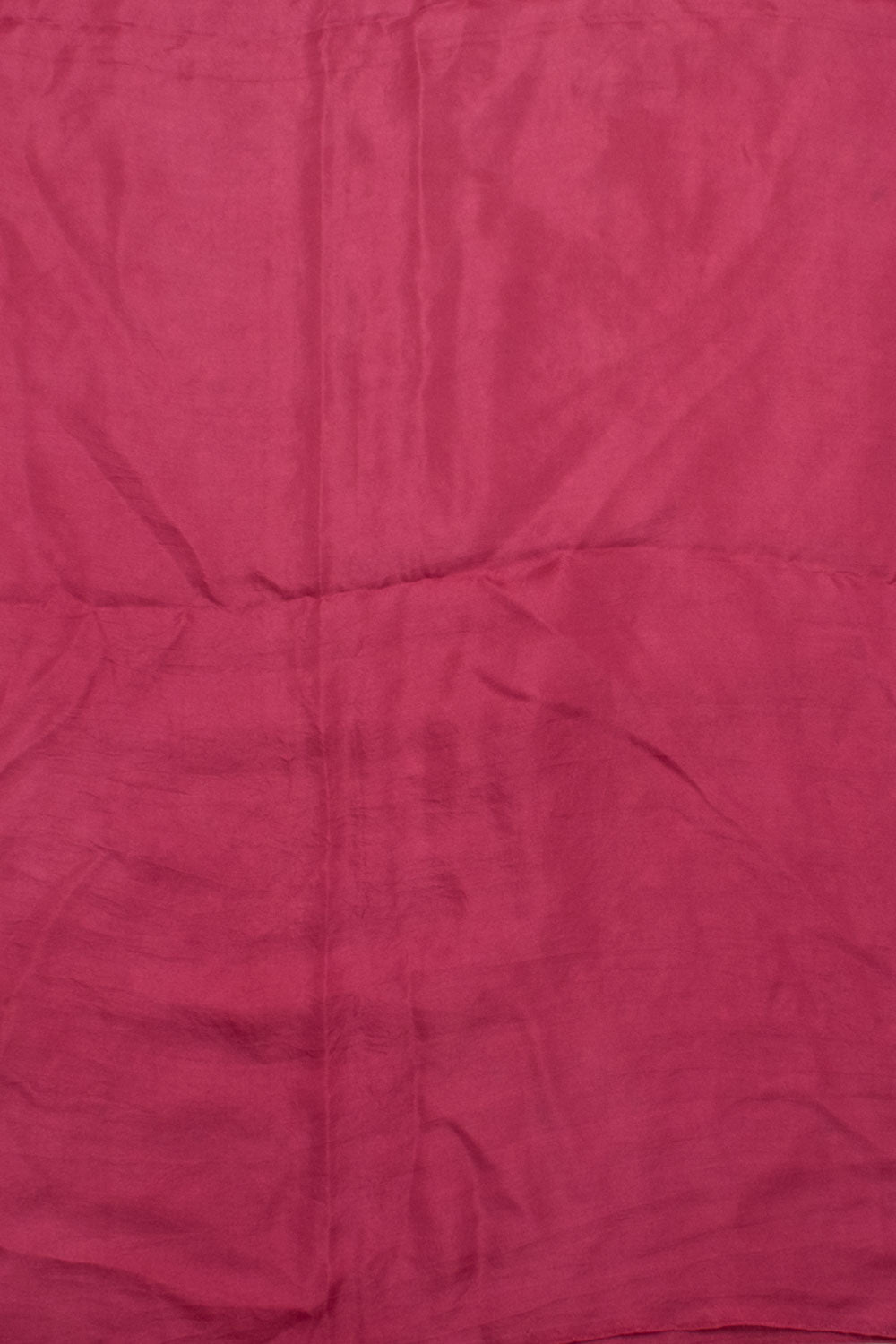 Berry Red Handcrafted Bandhani Mulberry Silk Saree 10059050