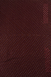 Red Handcrafted Bandhani Gajji Silk Saree 10059593