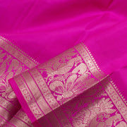 1 Year Size Pure Zari Kanchi Pattu Pavadai Material 10054639