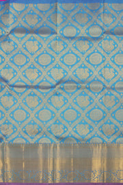 2 to 4 Year Size Pure Zari Kanjivaram Pattu Pavadai Material 10058070