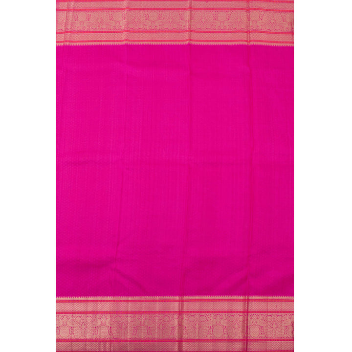Kanjivaram Pure Zari Korvai Silk Saree 10053761