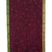 Pen Kalamkari Pure Zari Korvai Kanjivaram Silk Saree 10055625