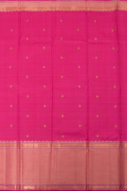 Fuschia Pink Pure Zari Kanjivaram Silk Saree 10059196