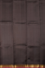 Grey Handloom Pure Zari Kanjivaram Silk Saree 10060046