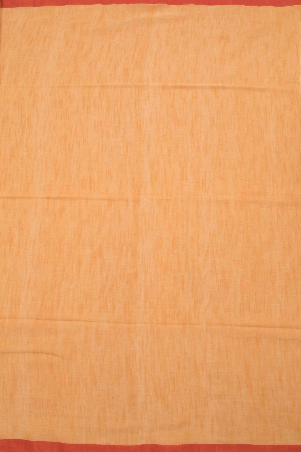 Apricot Orange Bengal Cotton Saree 10059313