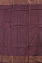 Hand Block Printed Tussar Silk Saree 10059322