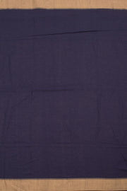 Navy Blue Bengal Cotton Saree 10059327