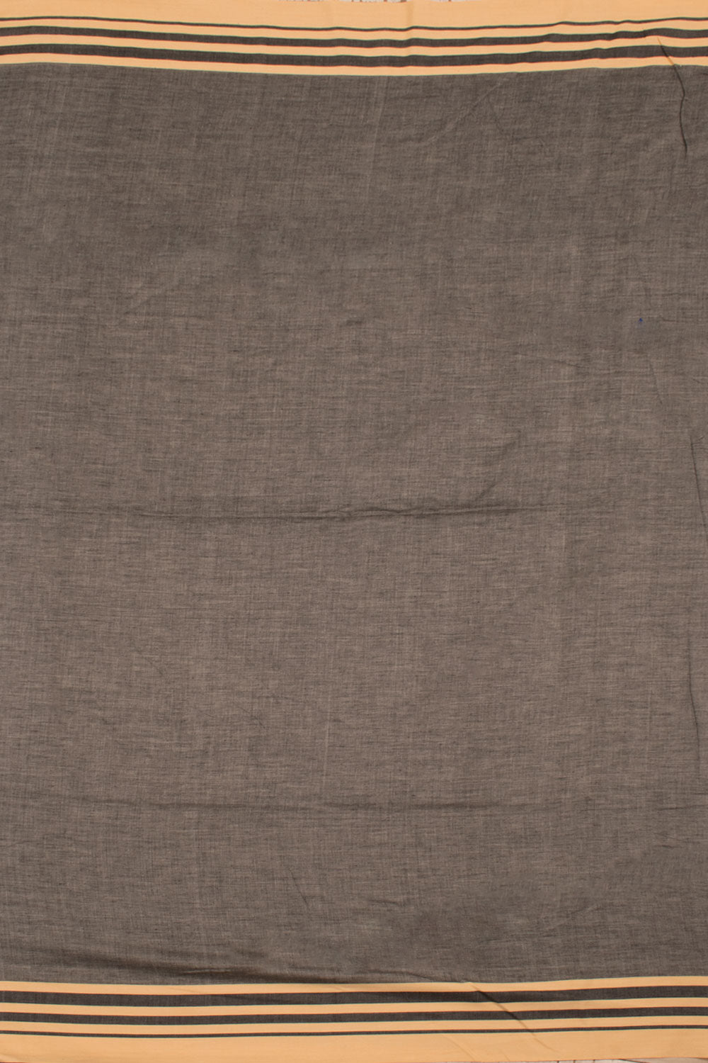Elephant Grey Bengal Cotton Saree 10059330