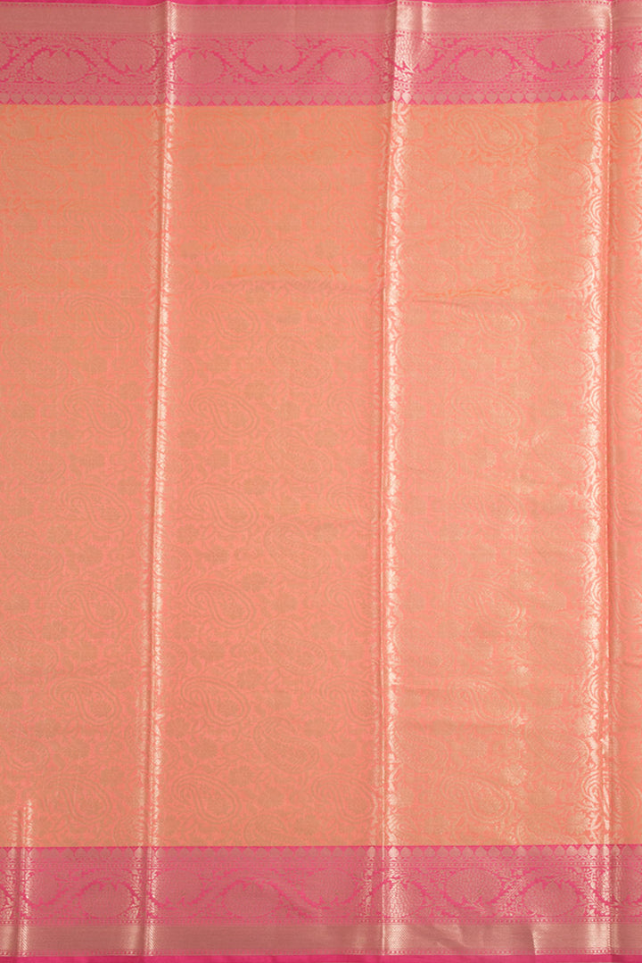 Pink Handloom Banarasi Cotton Saree 10060605