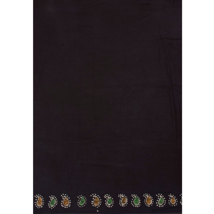Batik Printed Soft Silk Saree 10055759