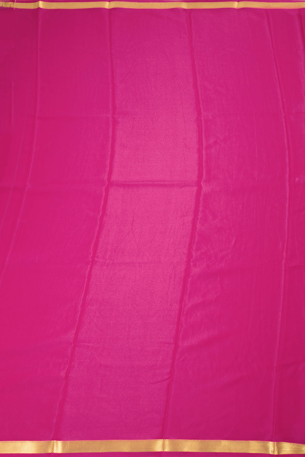 Hot Pink Mysore Crepe Silk Saree 10060229