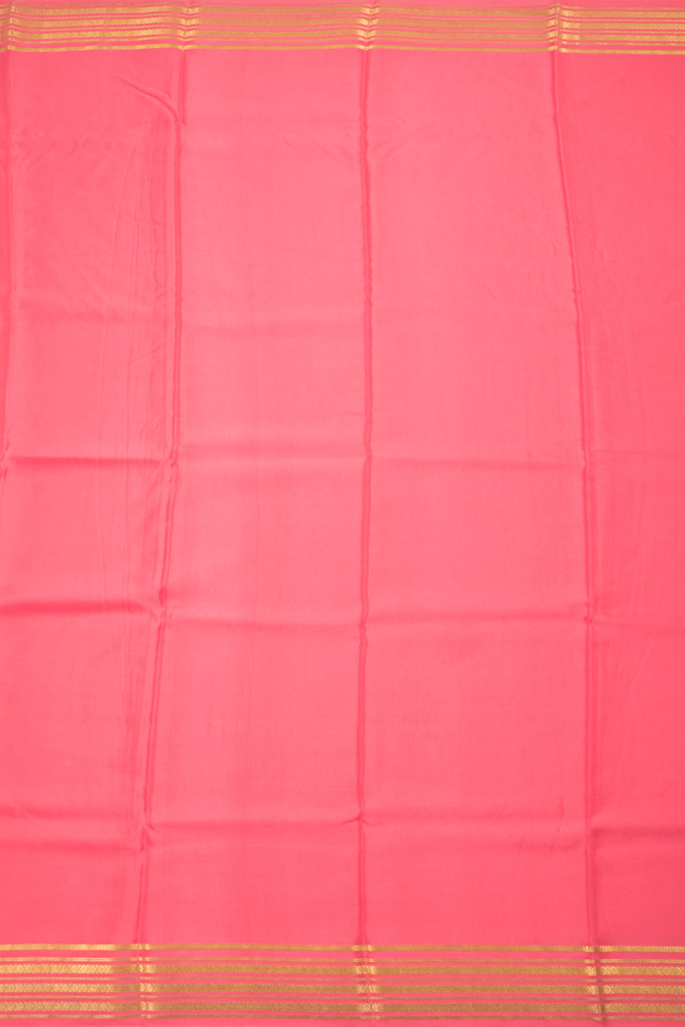 Brink Pink Mysore Crepe Silk Saree 10060241