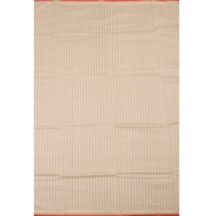 Printed Handloom Chanderi Silk Cotton Saree 10054807