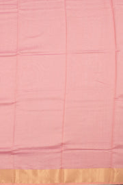 Violet Handloom Chanderi Silk Cotton Saree 10059678