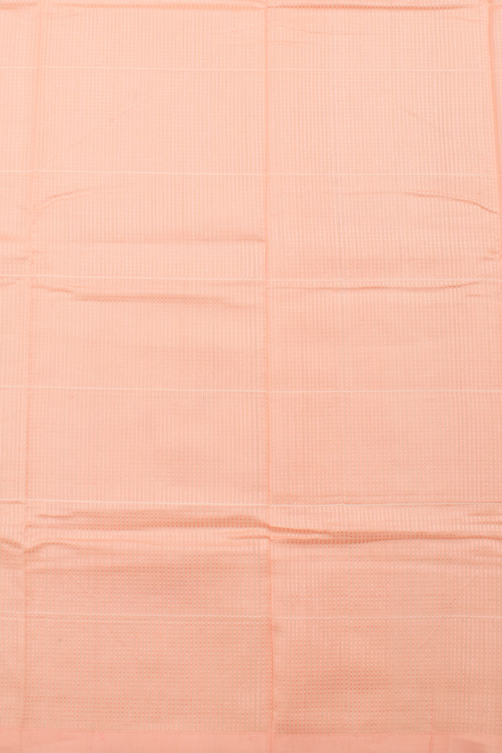 Pastel Peach Handloom Chanderi Silk Cotton Saree 10059681