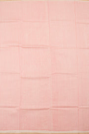 Pastel White Handloom Chanderi Silk Cotton Saree 10059691