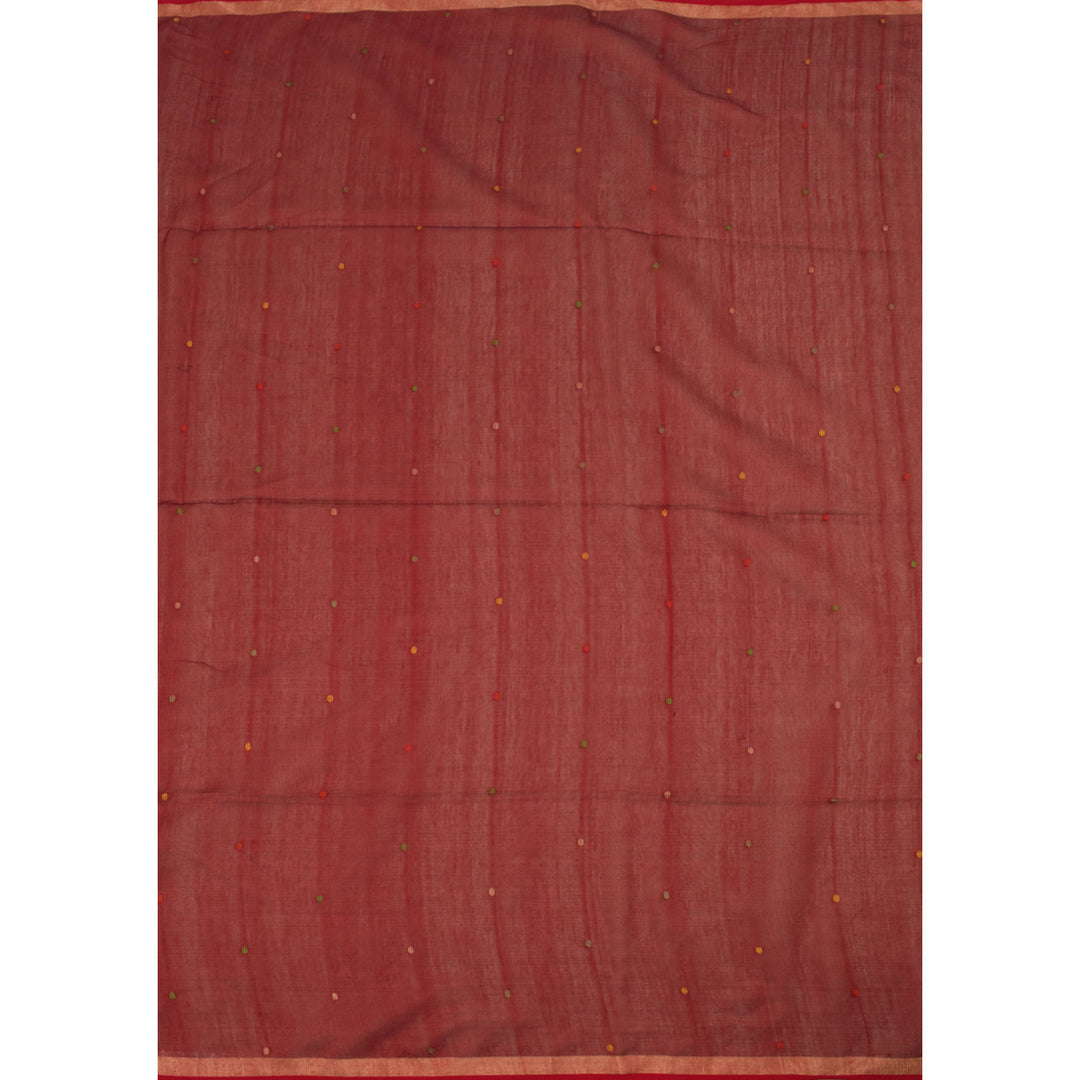 Handloom Bengal Jamdani Muslin Silk Saree 10055191