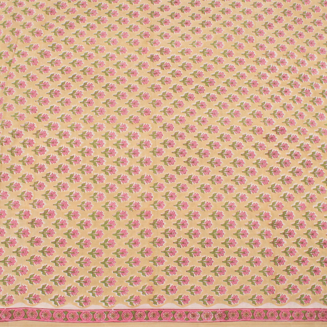 Hand Block Printed Cotton Salwar Suit Material 10054104