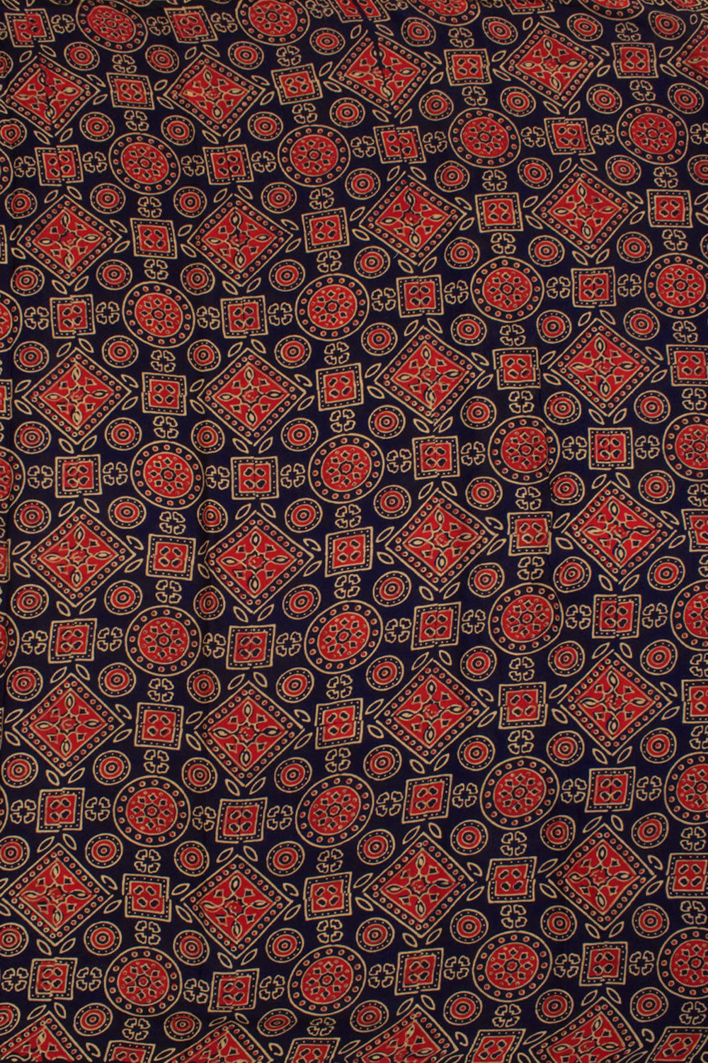 Ajrakh Printed Gharchola Modal Silk Saree 10058040