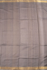 Silver Grey Chhattisgarh Tussar Silk Saree 10059705