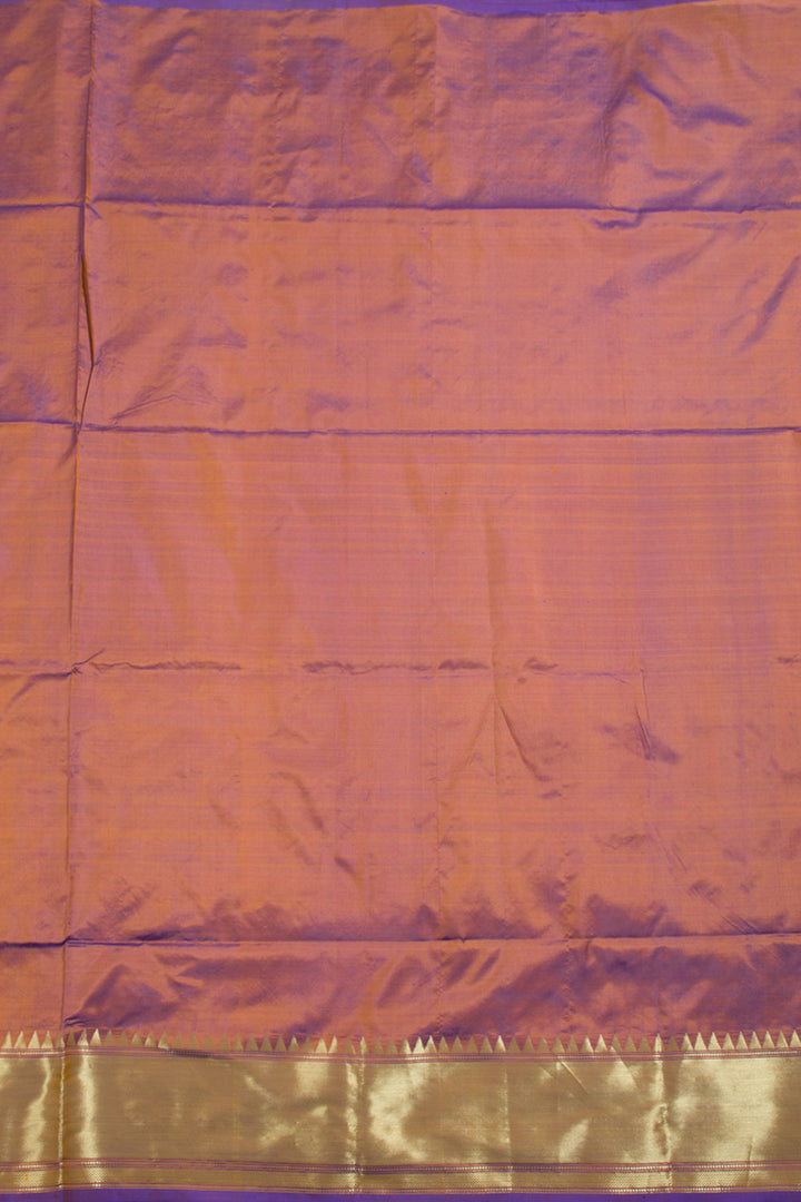 Brown Handloom Banarasi Silk Saree 10061282