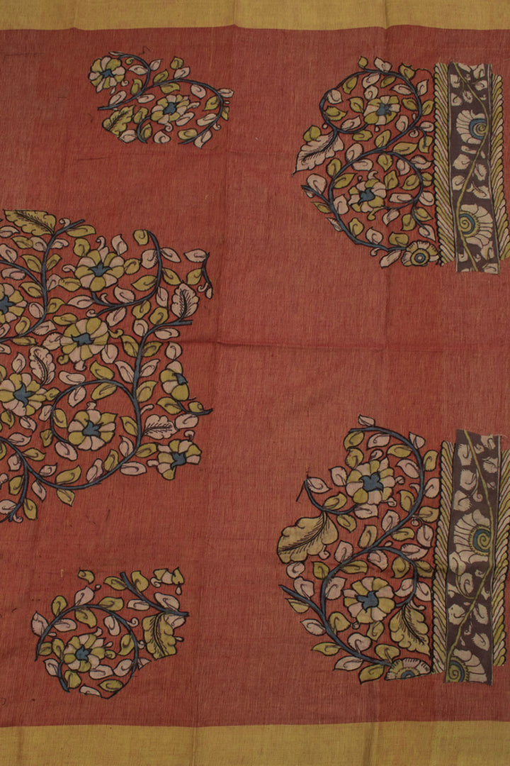 Handloom Natural Dye Khadi Cotton Saree 10058412